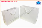 Túi giấy trắng trơn, túi kraft trắng, có sẵn, có thể in trực tiếp lên bề mặt túi | Vỏ Hộp Quà Tết Đẹp Tại Tỉnh  Hải Phòng | Qua Tang Pha le