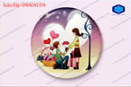 Xưởng In Huy Hiệu Giá Rẻ Nhất | Hộp hoa son đặc biệt dành tặng bạn gái nhân ngày lễ tình nhân 14/2 | Qua Tang Pha le